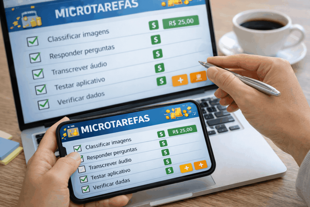 Aplicativos que Pagam no Pix: Veja os Melhores de 2026 aplicativos de microtarefas para ganhar dinheiro