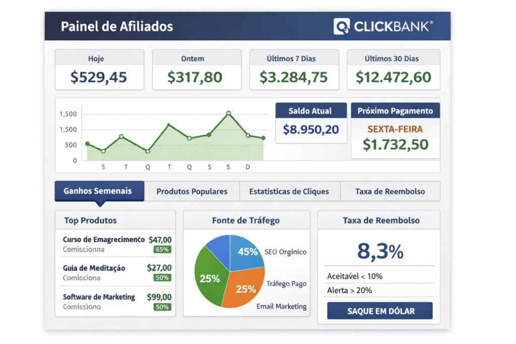 O que é ClickBank e como funciona a plataforma de afiliados