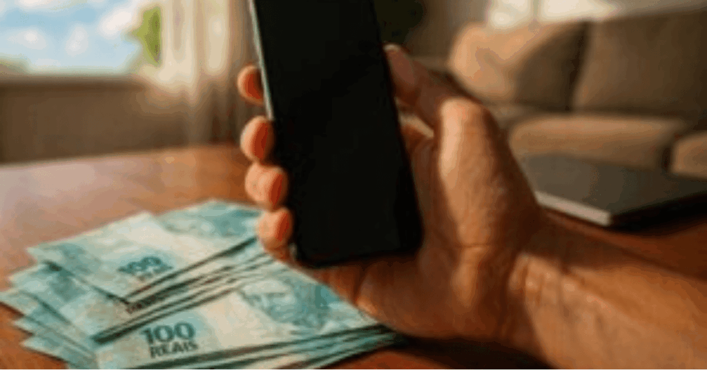 pessoa fazendo uma renda extra usando as redes sociais